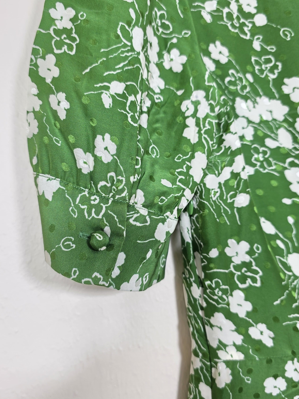 L.K. BENNETT SILK SOPHIE WILDFLOWER DRESS SIZE 10 MSRP $675 - Picture 8 of 14